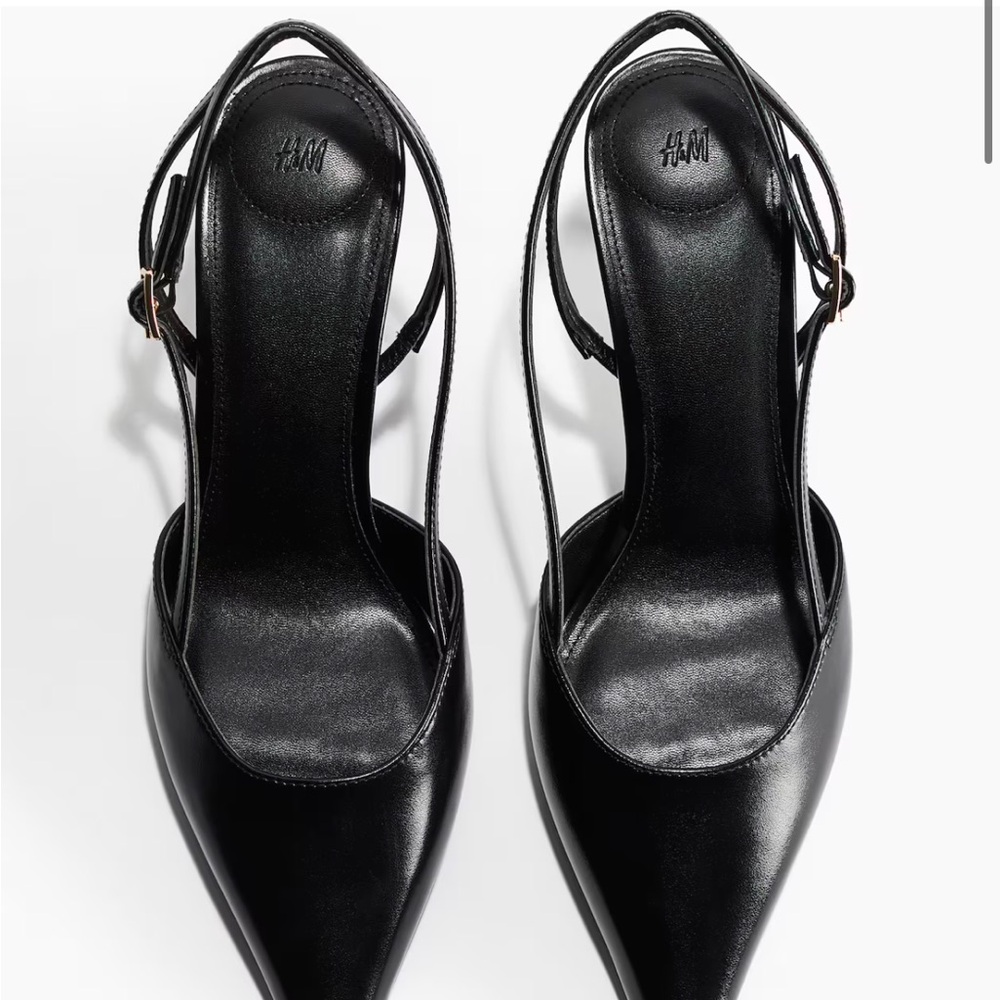 H&M POINTED SLINGBACK PUMPS - 40
